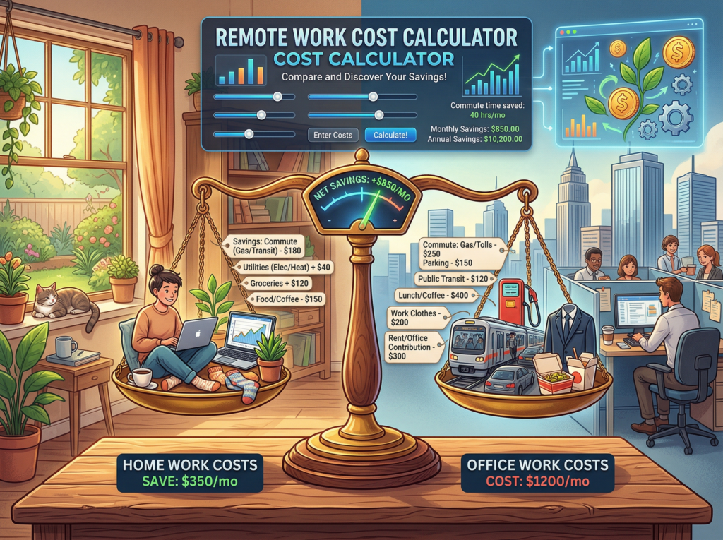 Remote work cost calculator