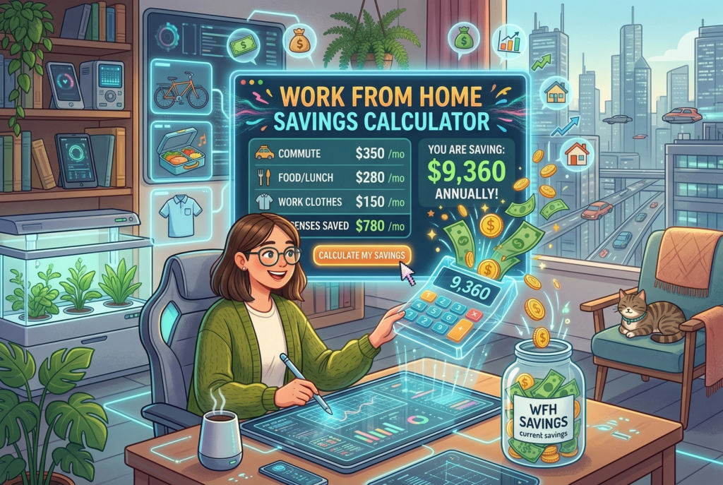 Work From Home Savings Calculator